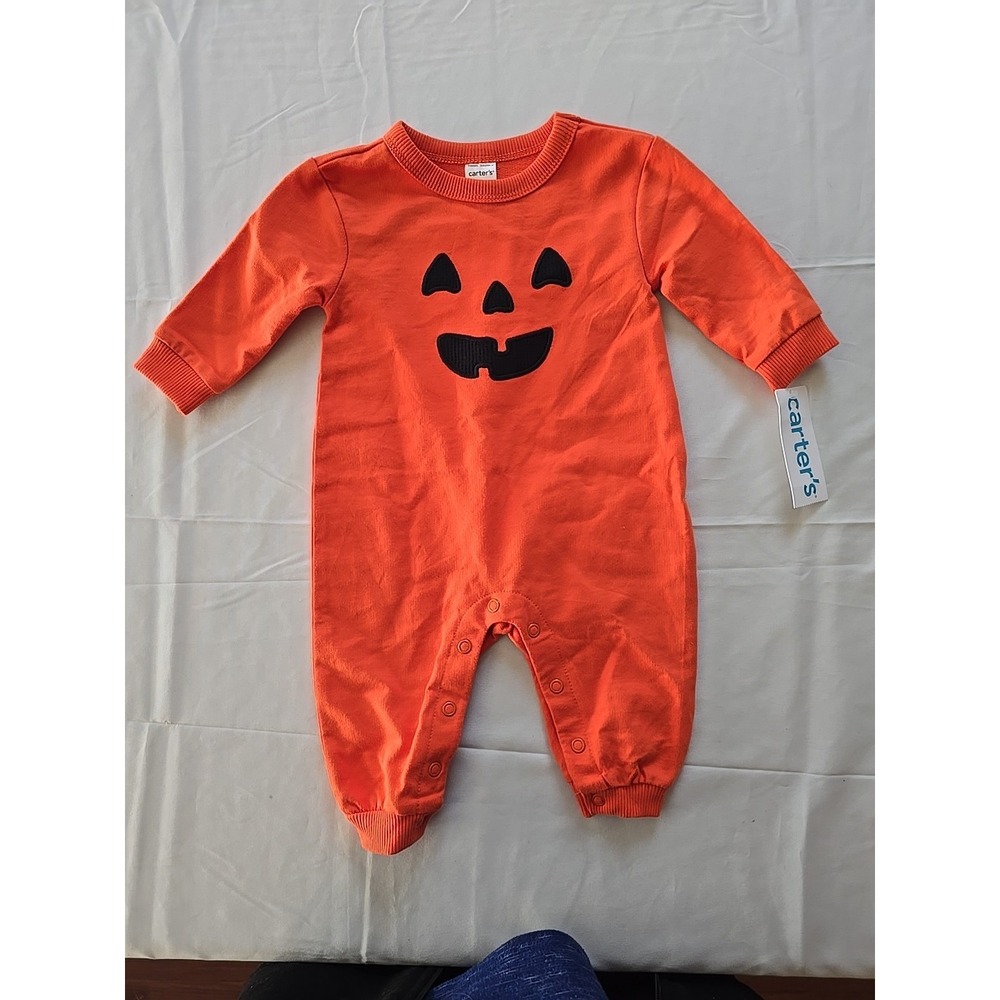 Nwt Carters Baby Boy 3 Months Pumpkin Halloween Outfit Fall